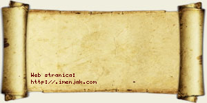 Isak Živadinović vizit kartica